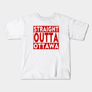 Straight Outta Ottawa Kids T-Shirt